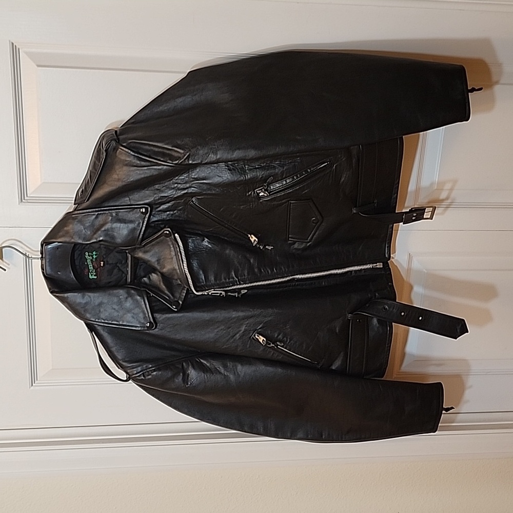Vintage Motorcycle Leather Jacket